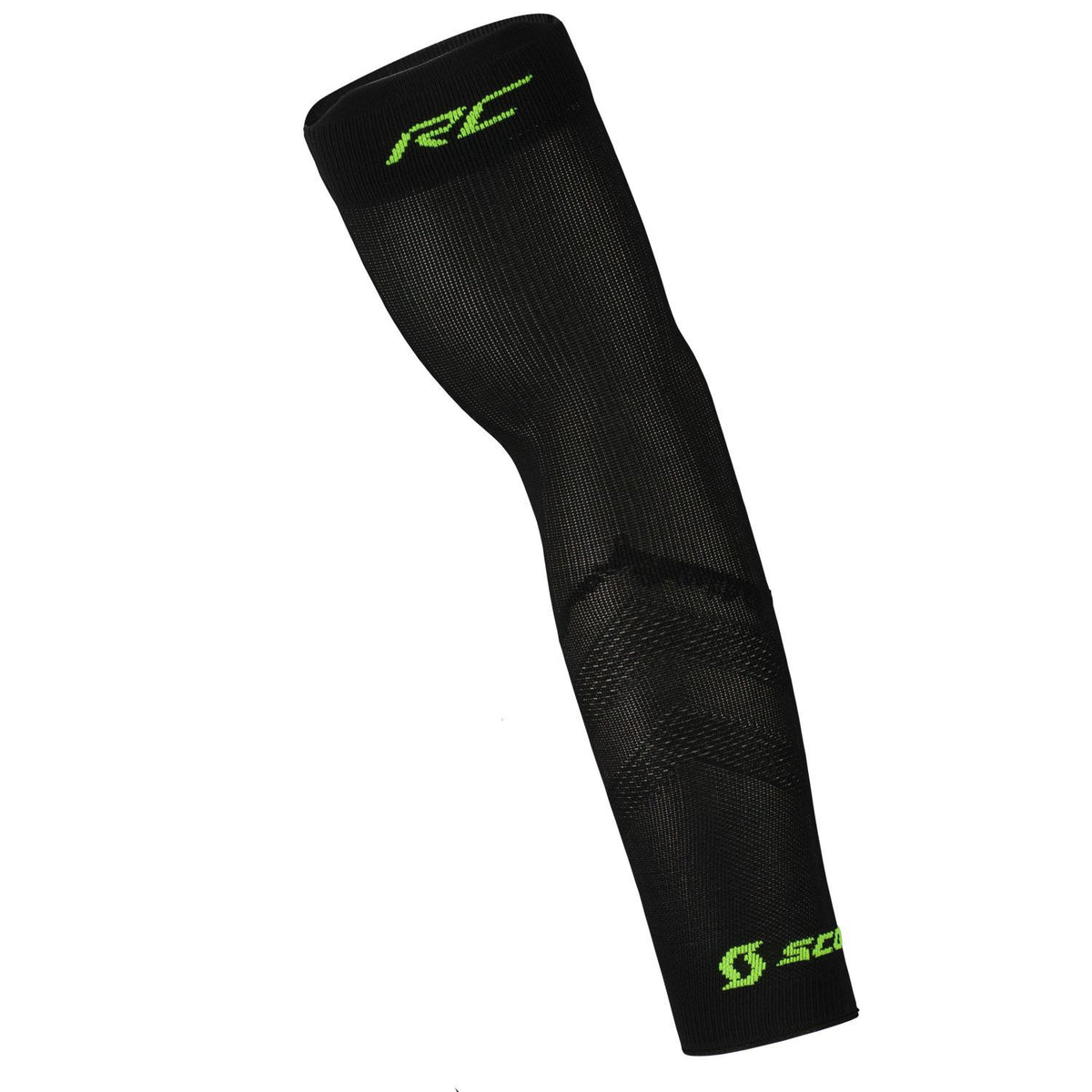 Manguitos Scott RC Compression Black/Safety Yellow