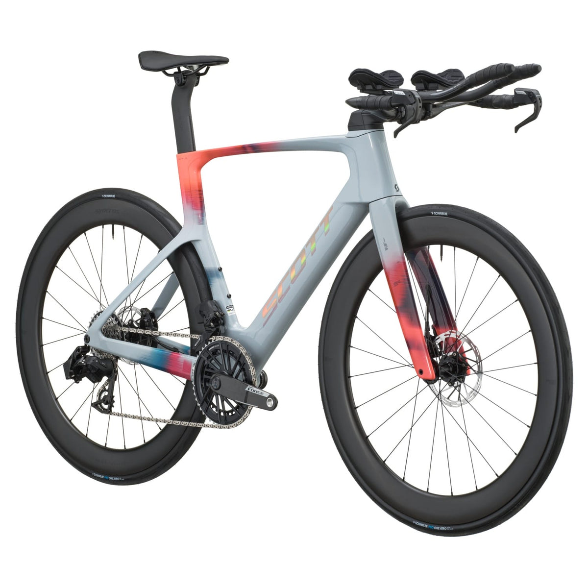 Scott Foil RC Tri 2027 Narwal Grey/Gloaming Orange #2