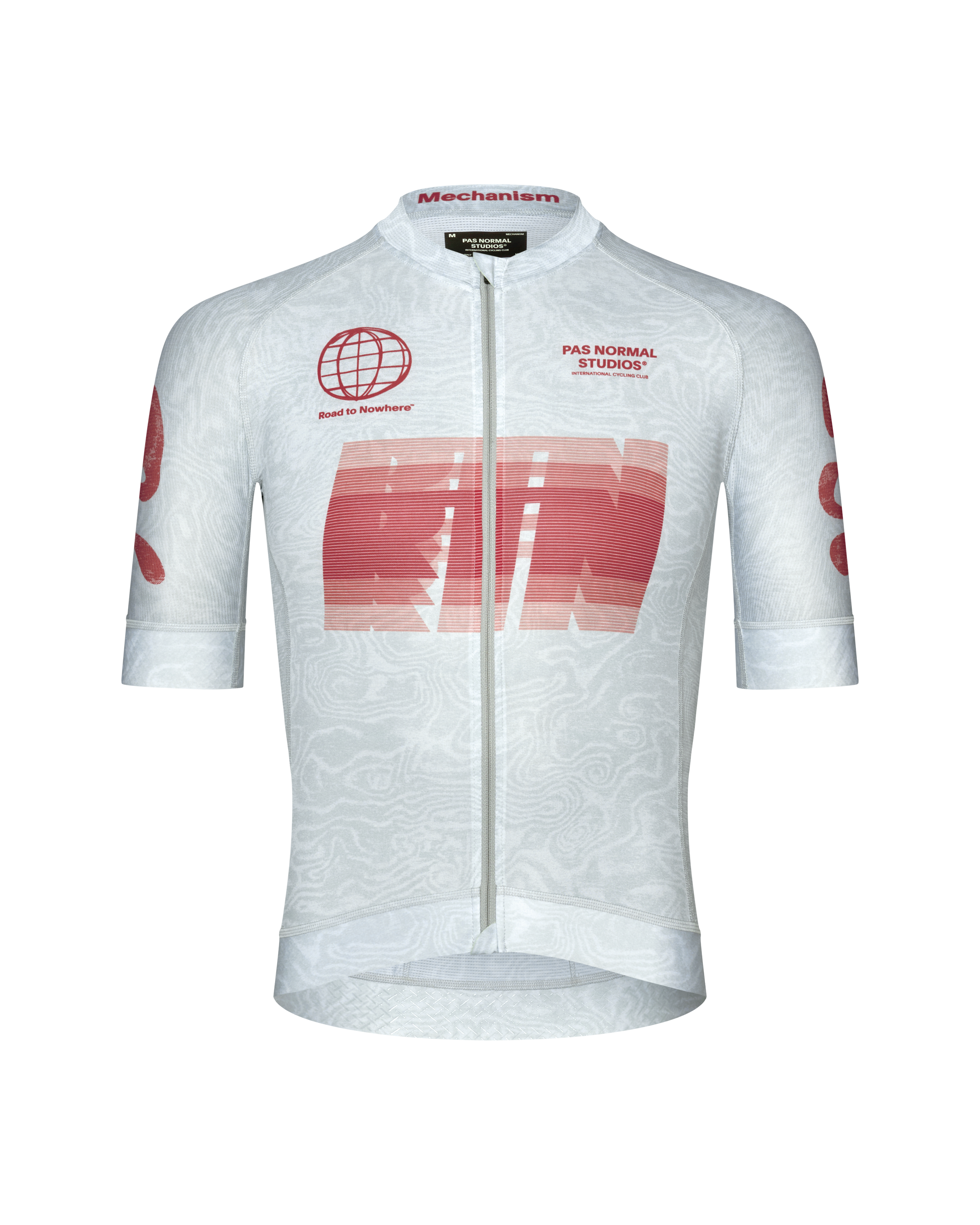 Maillot Manga Corta Pas Normal Studios Mechanism Logo Hombre AOP RTN Light Aqua