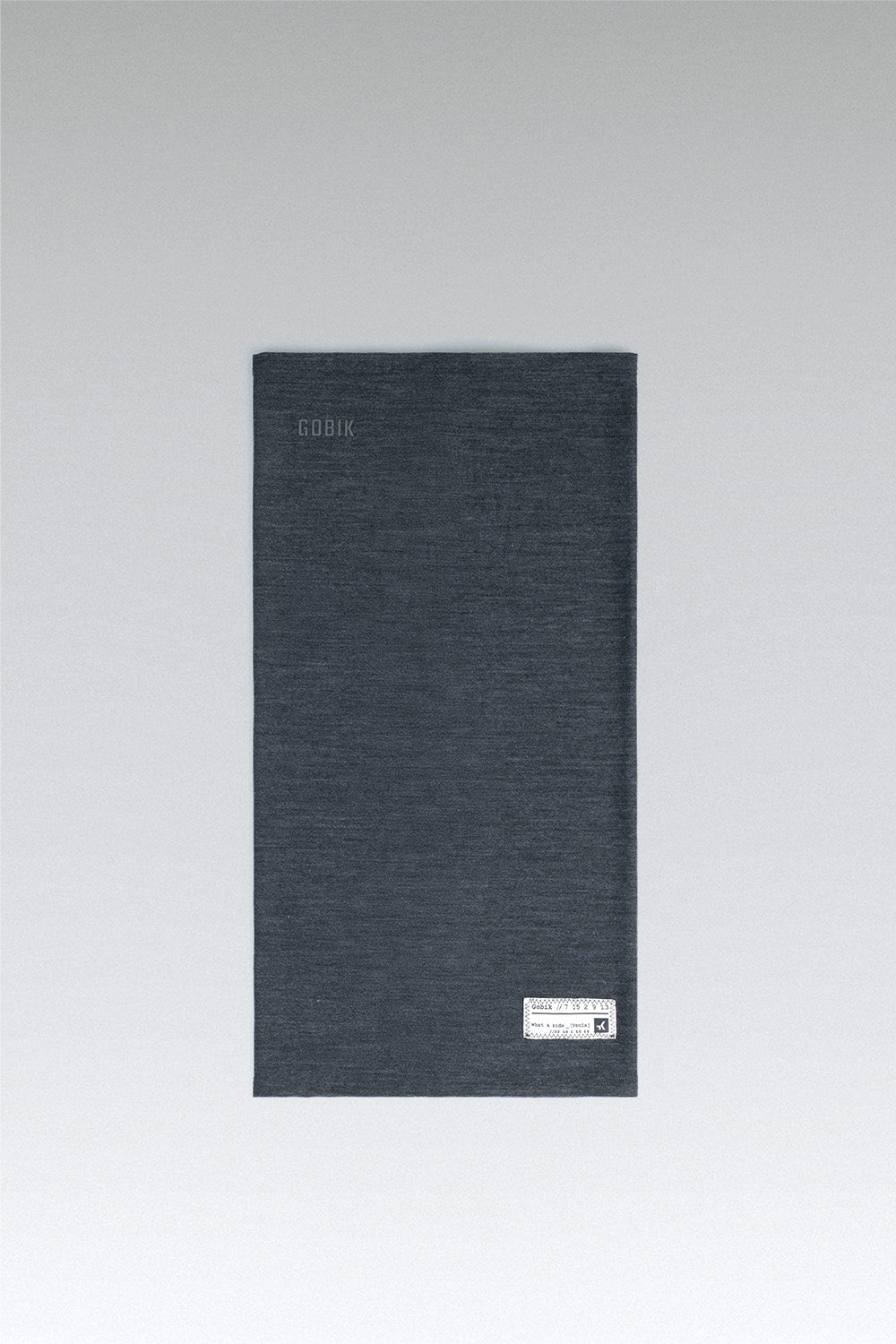 Bandana Merino Moonbah Solid Gobik Unisex Graphite #5