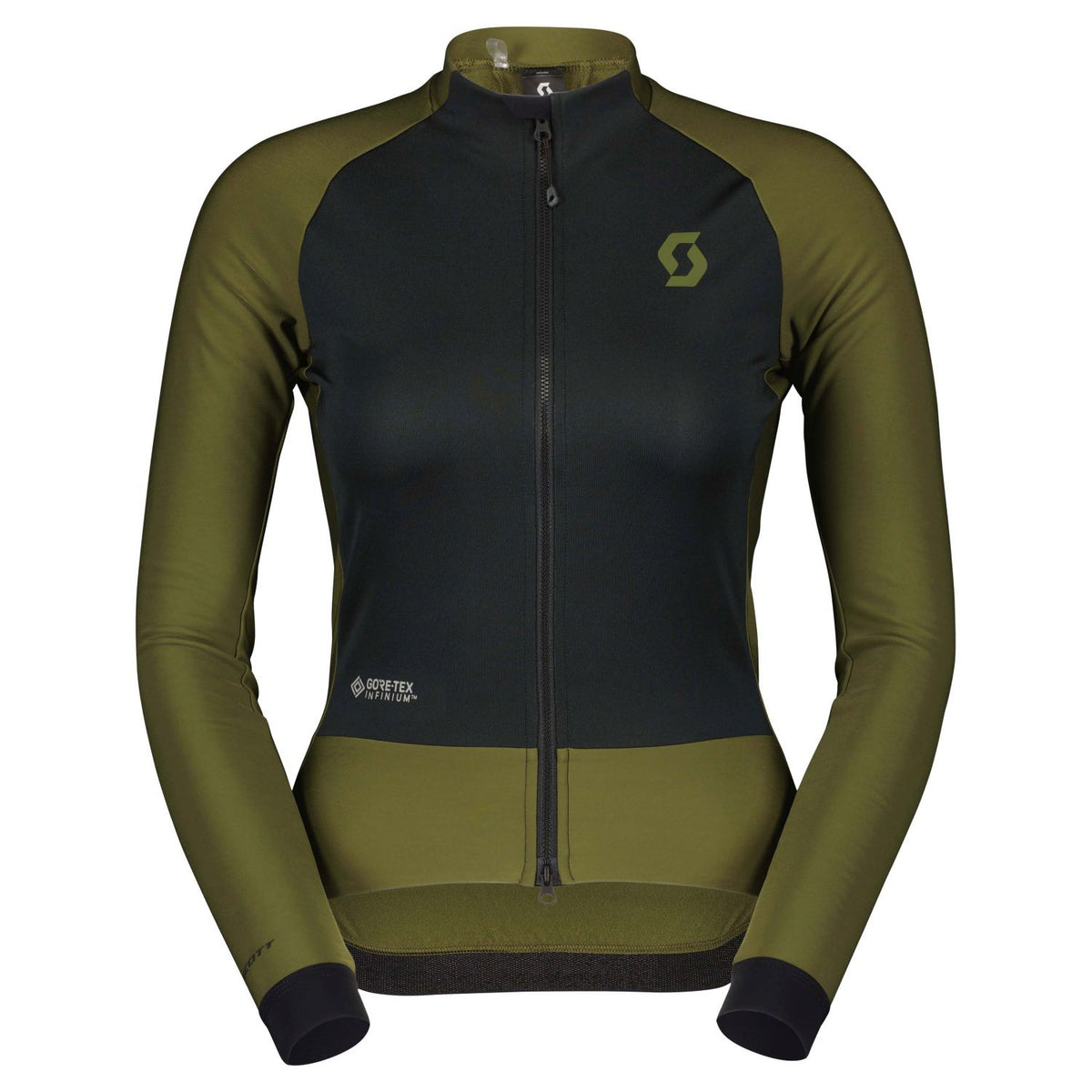 Chaqueta Scott RC Pro Warm Hybrid GTX Windstopper Mujer Fir Green/Black