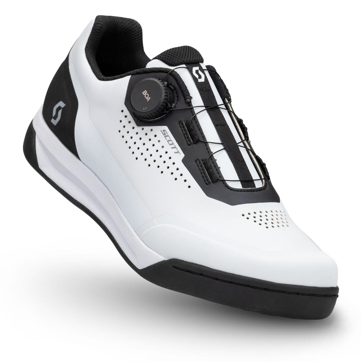 Zapatillas MTB Scott Volt Evo Flat BOA Mujer Blanco/Negro