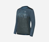 Hiru Lab Merino Long Sleeve T-Shirt Women's Blue