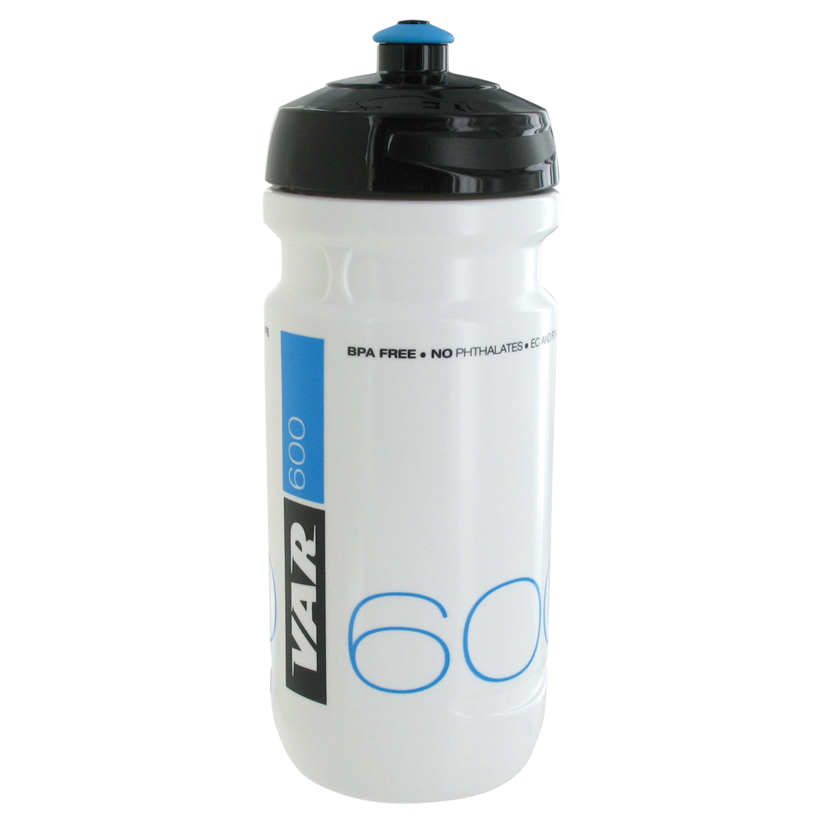 Bidón VAR 600ml Blanco Negro/Azul