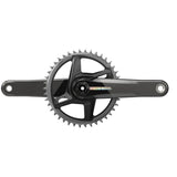 Juego Bielas/Plato Sram Force Wide D2 Dub Direct Mount 40d 12v Carbono Sin Cazoletas Gris/Iridiscente