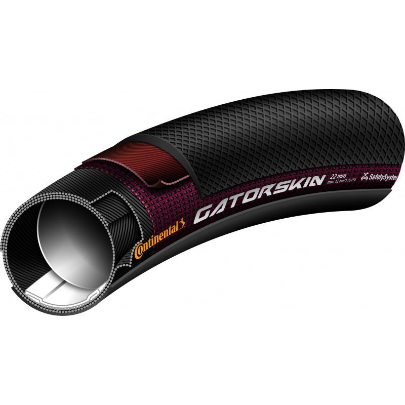 Neumático Tubular Continental Sprinter Gatorskin 700 Skin Negro #3