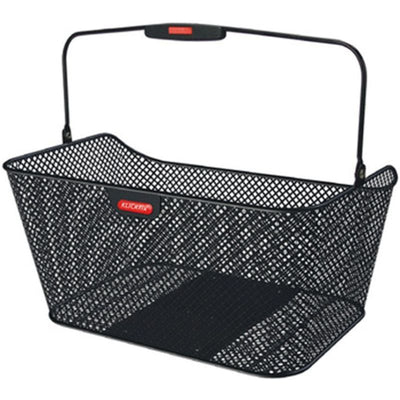 Cesta Trasera Klickfix City Malla Estrecha Racktime 40x20x30cm Negro
